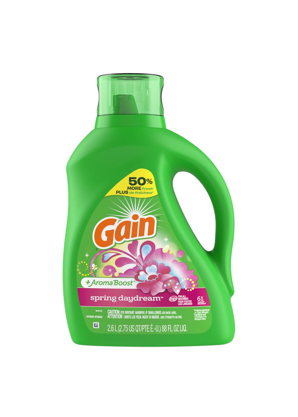 Gain + Aroma Boost HE Liquid Laundry Detergent, 61 Loads - Spring Daydream; image 1 of 8