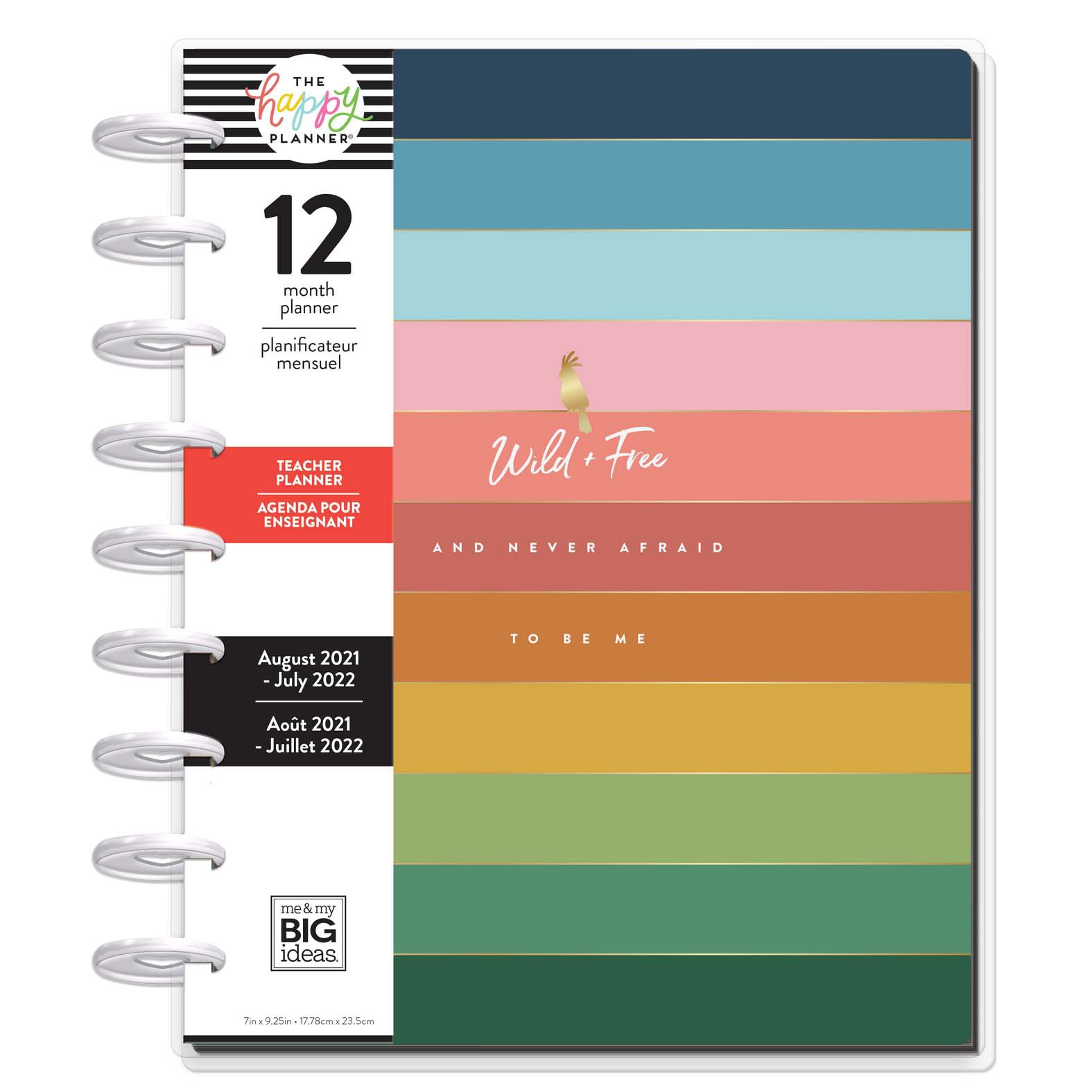 The Happy Planner Wild + Free Classic 12 Month Stripe Planner Shop