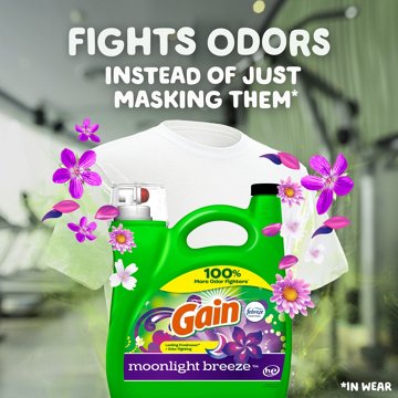Gain Liquid Laundry Detergent - Moonlight Breeze Scent
