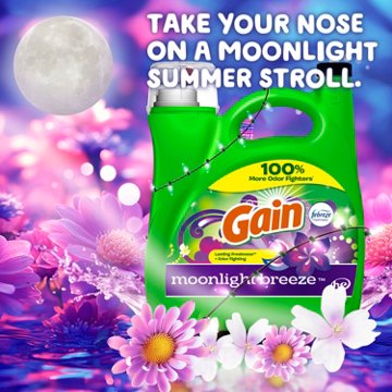 Gain Liquid Laundry Detergent - Moonlight Breeze Scent