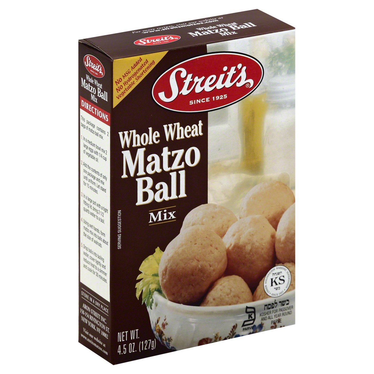 Streit's Whole Wheat Matzo Ball Mix Shop Crackers & Breadsticks at HEB