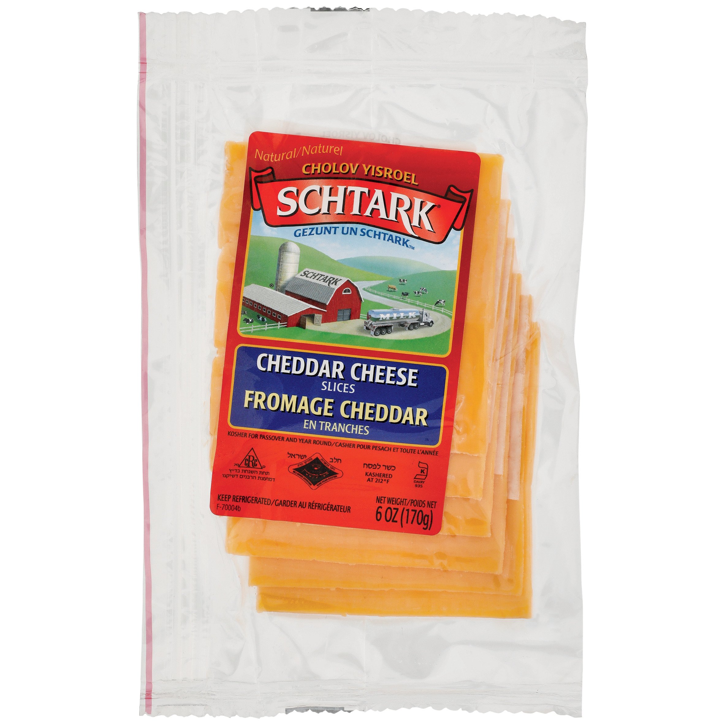 Schtark Sliced Cheddar Cheese, Kosher Shop Cheese at HEB