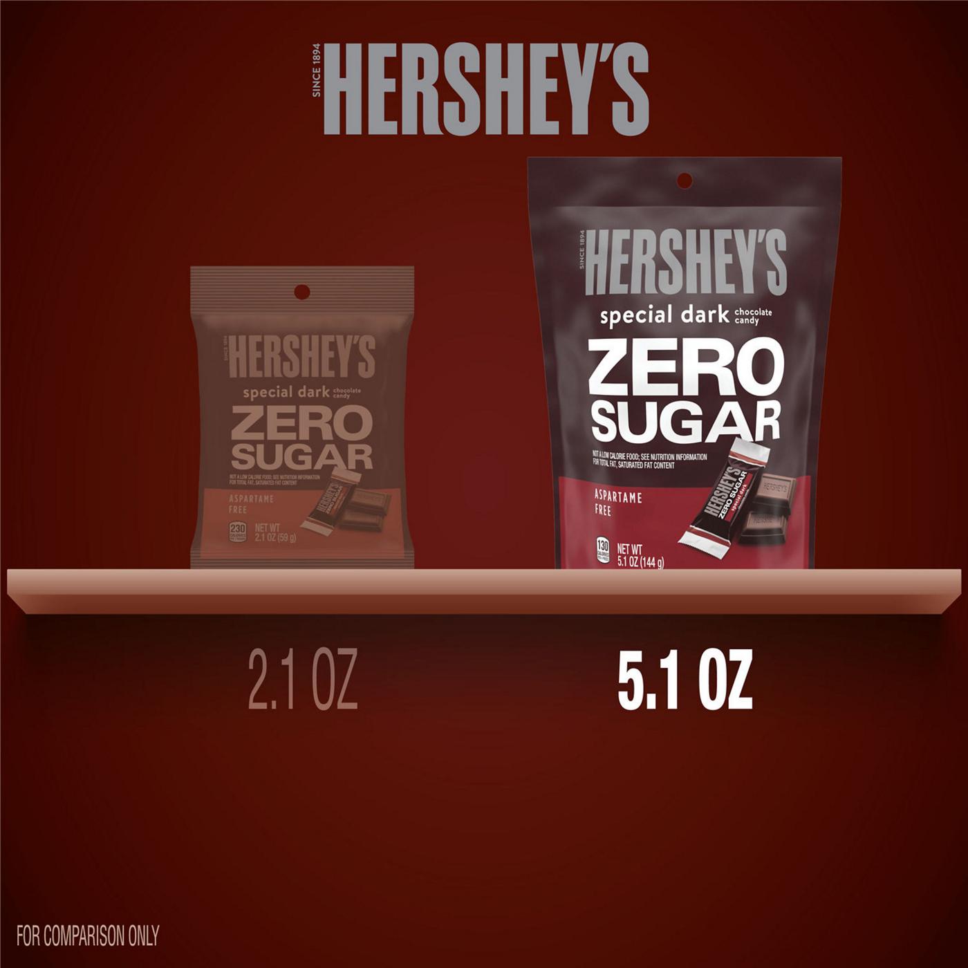 Hershey's Special Dark Zero Sugar Chocolate Candy Bag; image 2 of 7