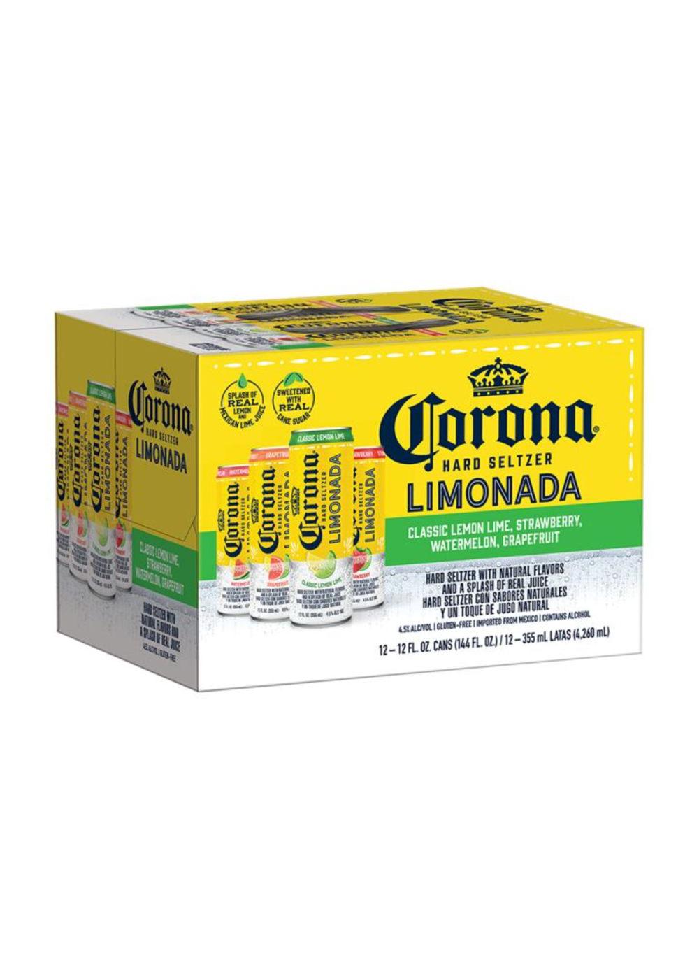 Corona Hard Seltzer Limonada Variety Pack Gluten Free 12 pk Cans; image 1 of 7