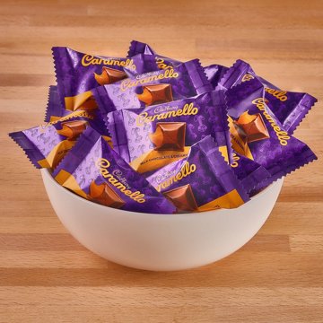 Cadbury Caramello Miniatures Milk Chocolate Caramel Candy - Share Pack