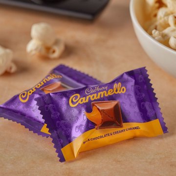 Cadbury Caramello Miniatures Milk Chocolate Caramel Candy - Share Pack