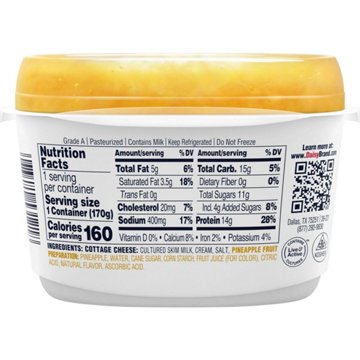 Daisy Cottage Cheese with Pineapple