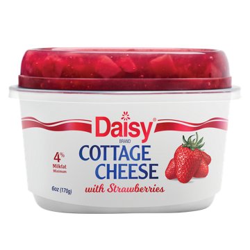 Daisy Cottage Cheese with Strawberries, 6 oz
