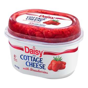Daisy Cottage Cheese with Strawberries, 6 oz