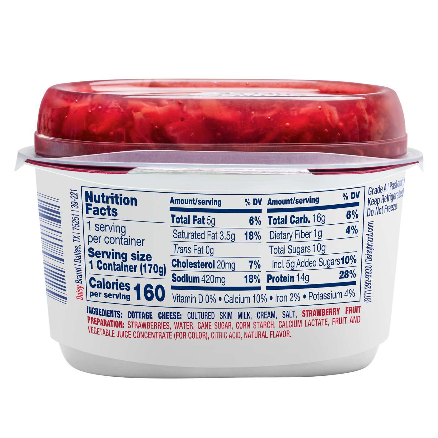 Daisy Cottage Cheese with Strawberries; image 3 of 5
