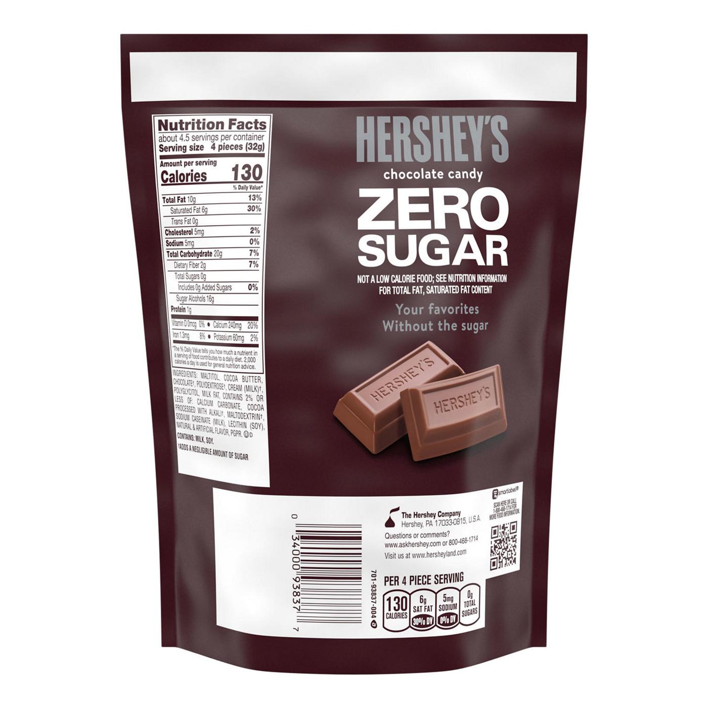 Hershey's Zero Sugar Chocolate Candy; image 4 of 7