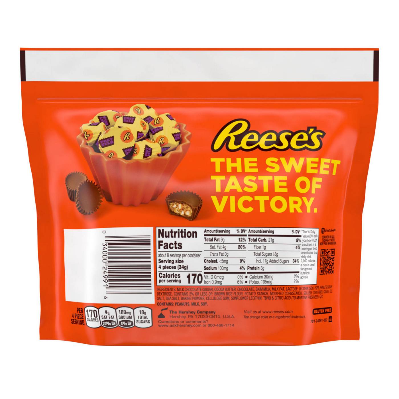 Reese's Miniatures Peanut Butter Cups with Pretzels Share Pack; image 2 of 3