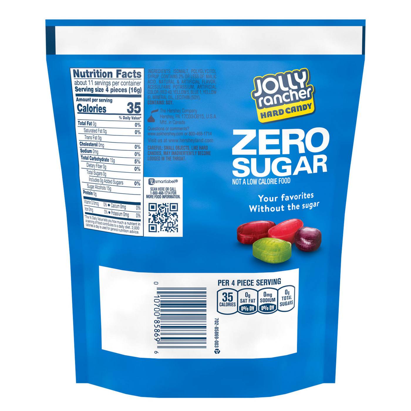 Jolly Rancher Zero Sugar Assorted Fruit Hard Candy; image 3 of 7