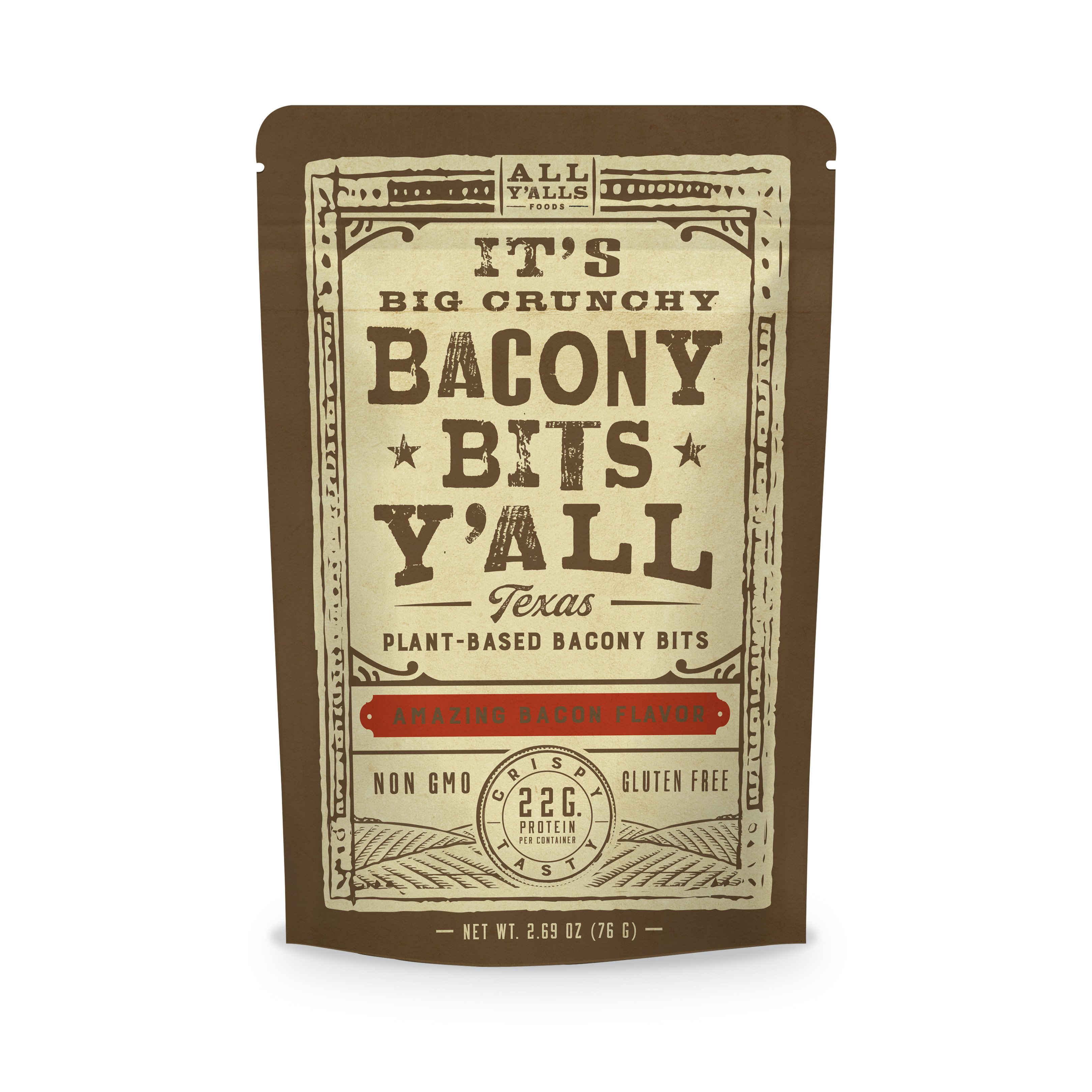 It's Jerky Y'all Plant Based Bacon Bits Shop Granola & Snack Bars at HEB