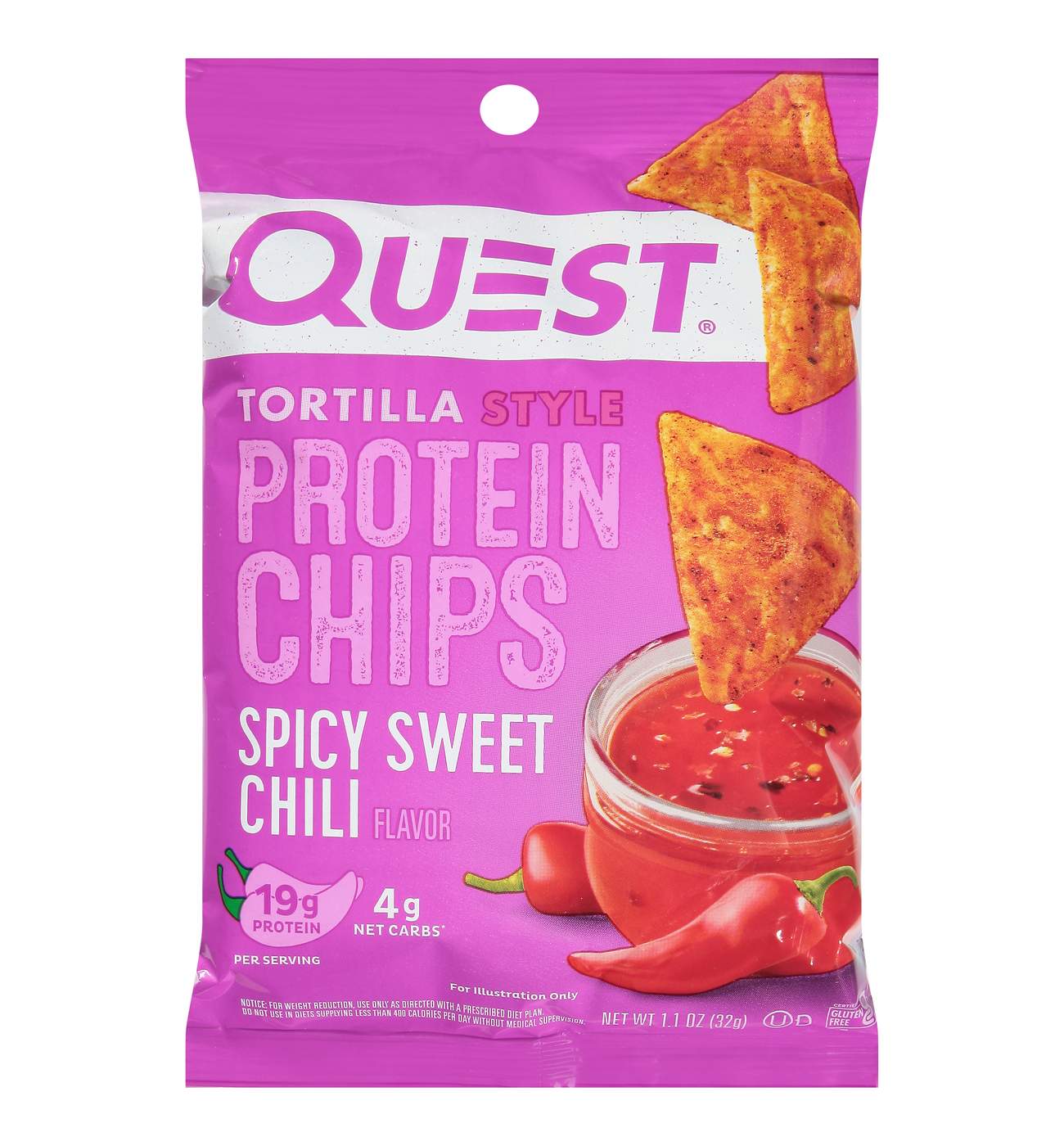 Quest Tortilla-Style 19g Protein Chips - Spicy Sweet Chili; image 1 of 3