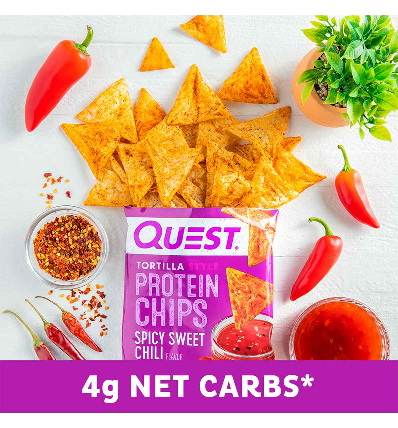 Quest Tortilla-Style 19g Protein Chips - Spicy Sweet Chili; image 3 of 3