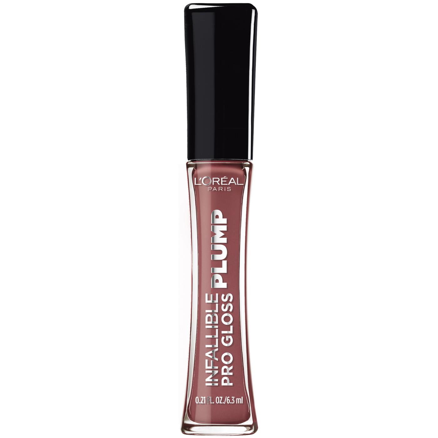 L'Oréal Paris Infallible Pro Gloss Plump Lip Gloss - Moonlit Rose; image 1 of 2