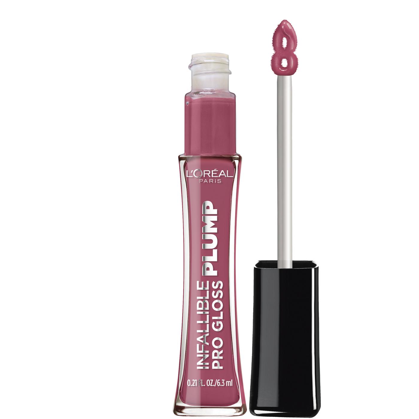 L'Oréal Paris Infallible Pro Gloss Plump Lip Gloss - Moonlit Rose; image 2 of 2