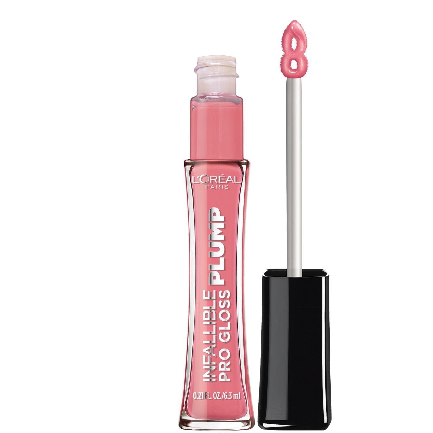 L'Oréal Paris Infallible Pro Gloss Plump Lip Gloss with Hyaluronic Acid Blossom; image 2 of 2