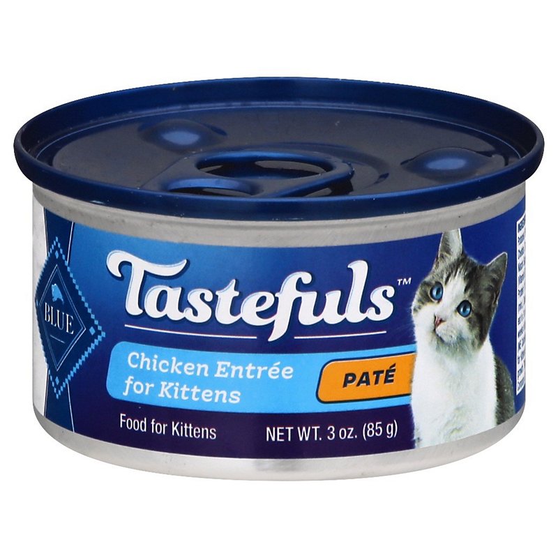 Blue Buffalo Tastefuls Chicken Entree Pate Wet Kitten Food Shop Cats