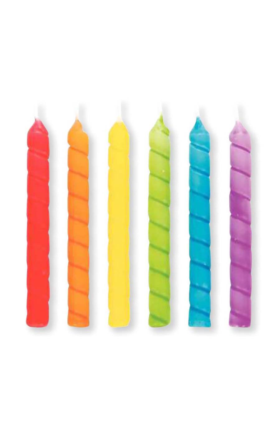 Creative Converting Spiral Birthday Candles - Multi Color; image 2 of 2
