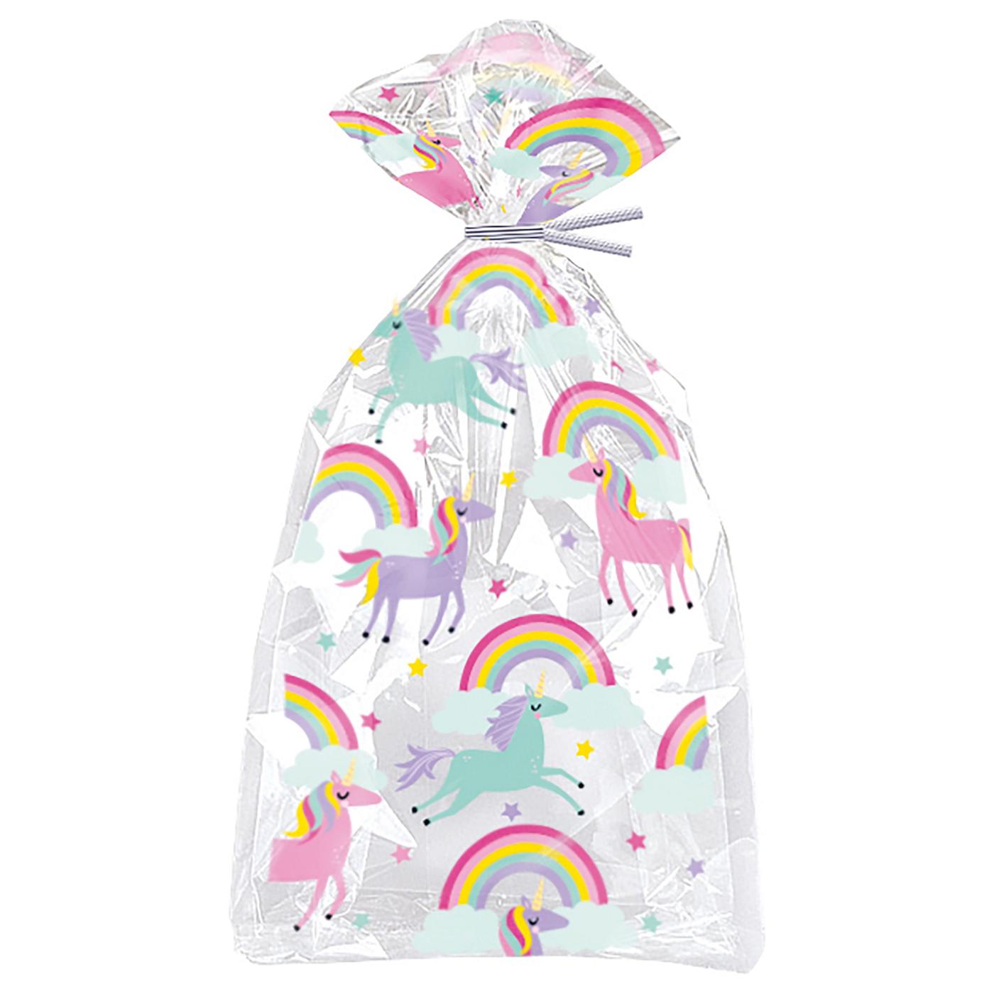 Unique Rainbow Unicorn Party Loot Bags; image 1 of 2