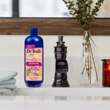 Dr Teal's Kids 3-in-1 Elderberry Bath with Vitamin C & Essential Oils, 20 oz