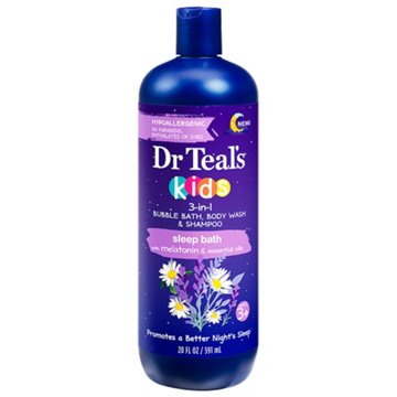 Dr Teal's Kids 3-in-1 Sleep Bath with Melatonin & Essential Oils, 20 oz