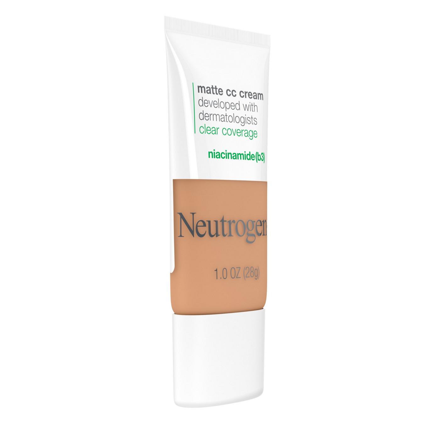 Neutrogena Clear Coverage Flawless Matte CC Cream - Wheat; image 4 of 5