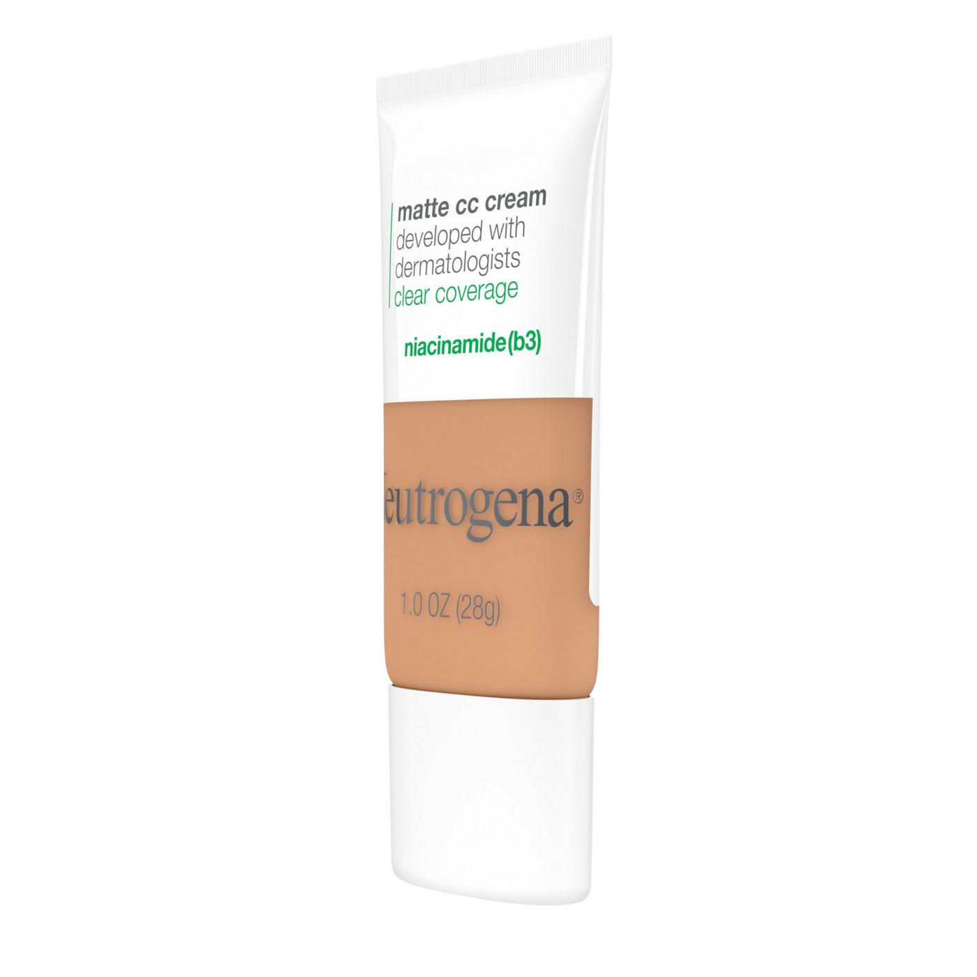 Neutrogena Clear Coverage Flawless Matte CC Cream - Wheat; image 5 of 5