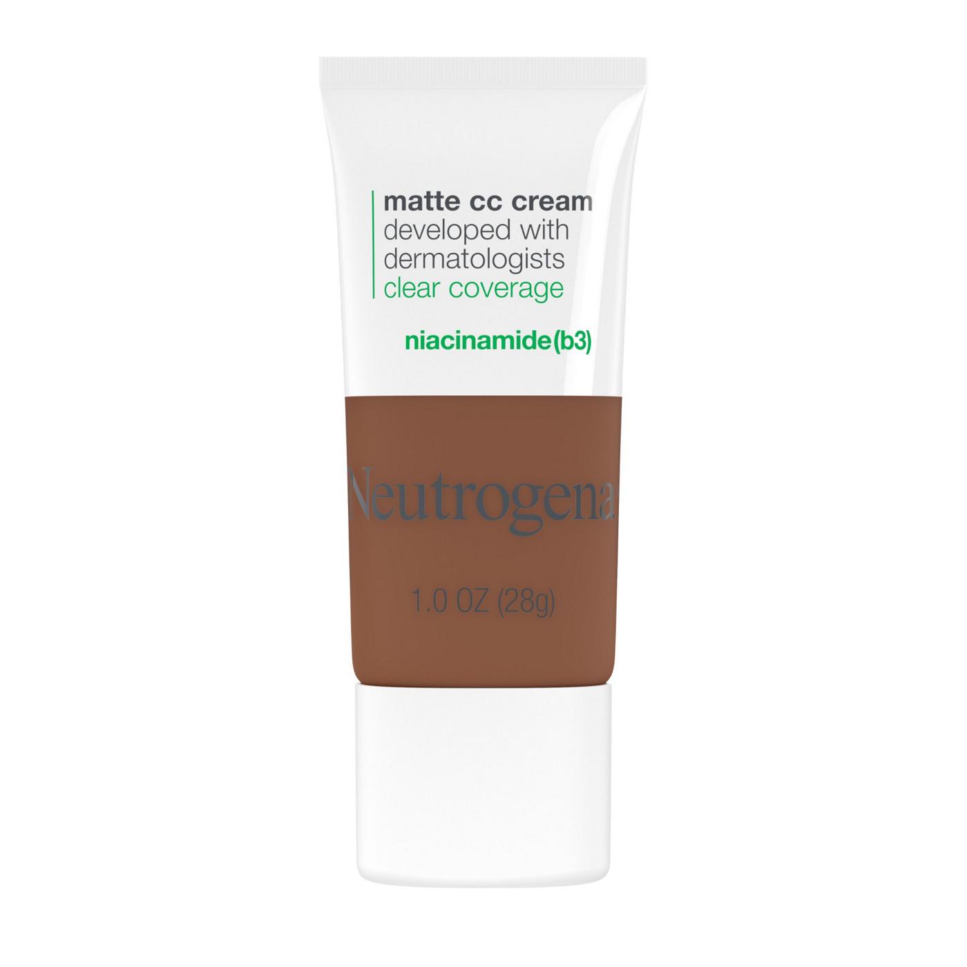 Neutrogena Clear Coverage Flawless Matte CC Cream Cinnamon; image 1 of 5