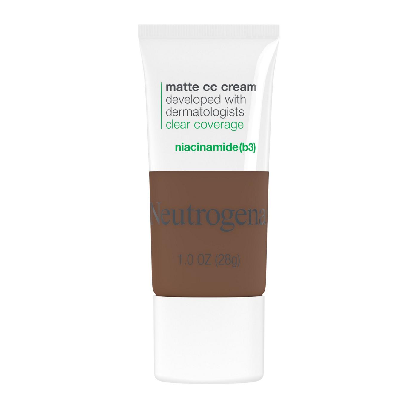 Neutrogena Clear Coverage Flawless Matte CC Cream - Truffle; image 1 of 5