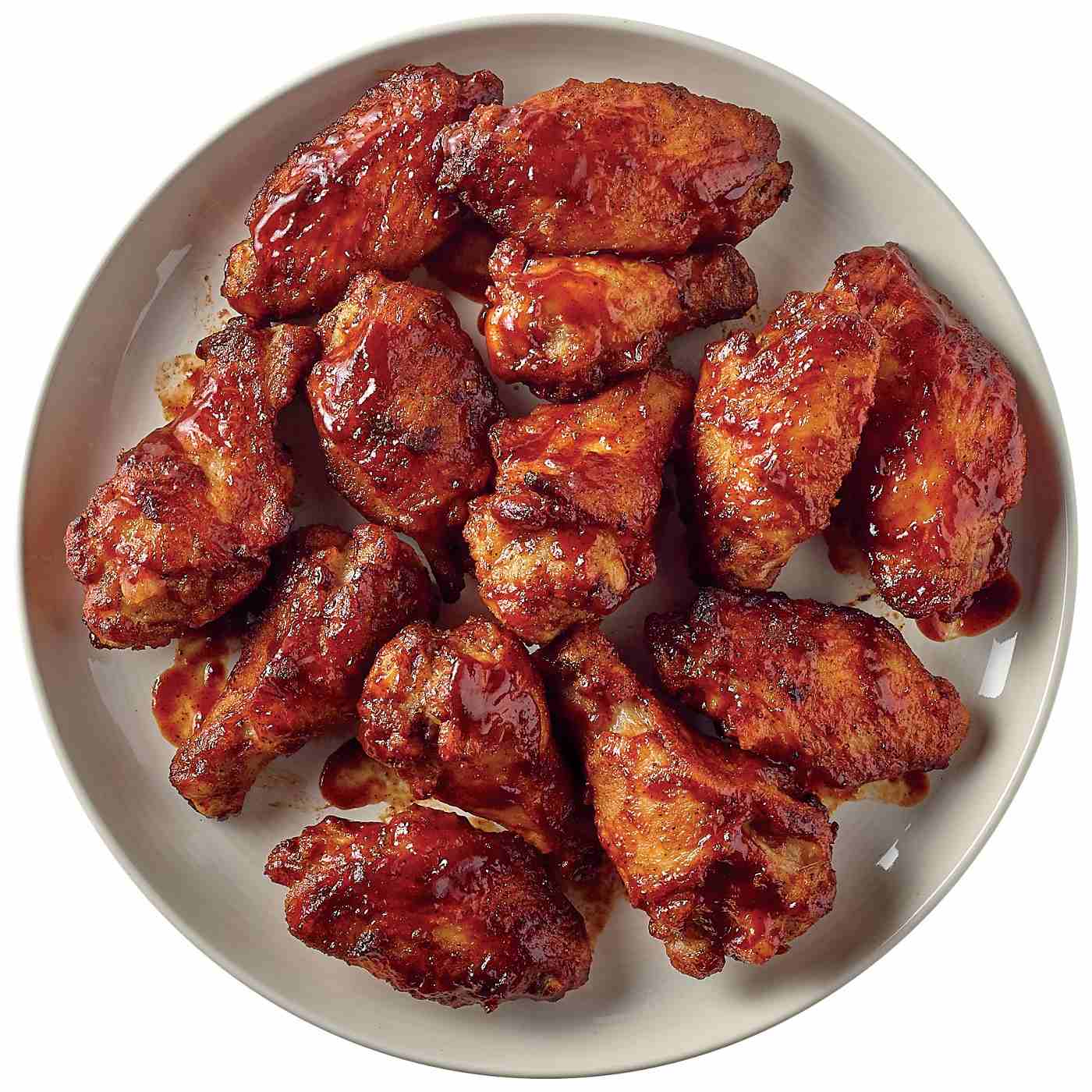 Meal Simple by H-E-B Seasoned Chicken Wings - Kansas City-Style BBQ - Small (Sold Hot); image 2 of 2