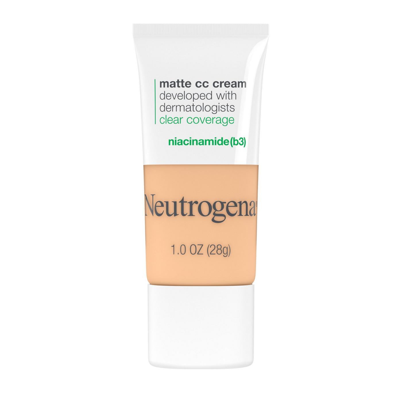 Neutrogena Clear Coverage Flawless Matte CC Cream Porcelain; image 1 of 5