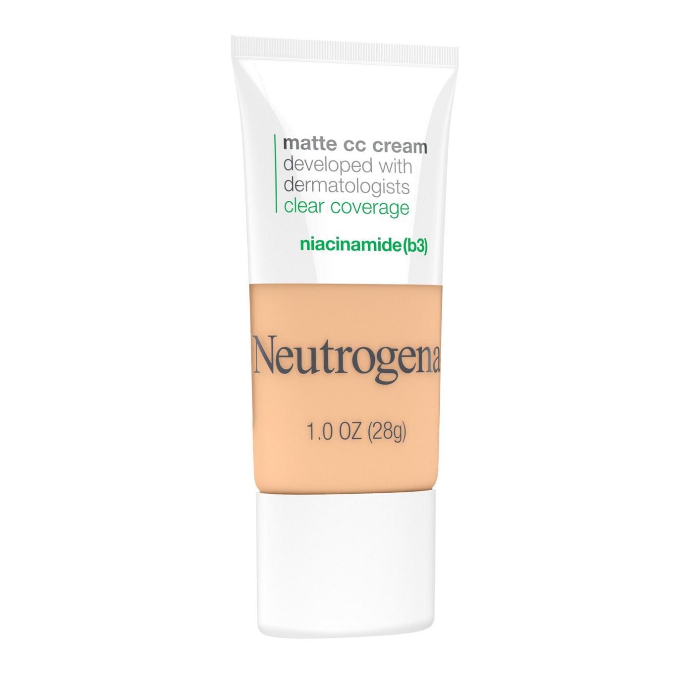 Neutrogena Clear Coverage Flawless Matte CC Cream Porcelain; image 4 of 5