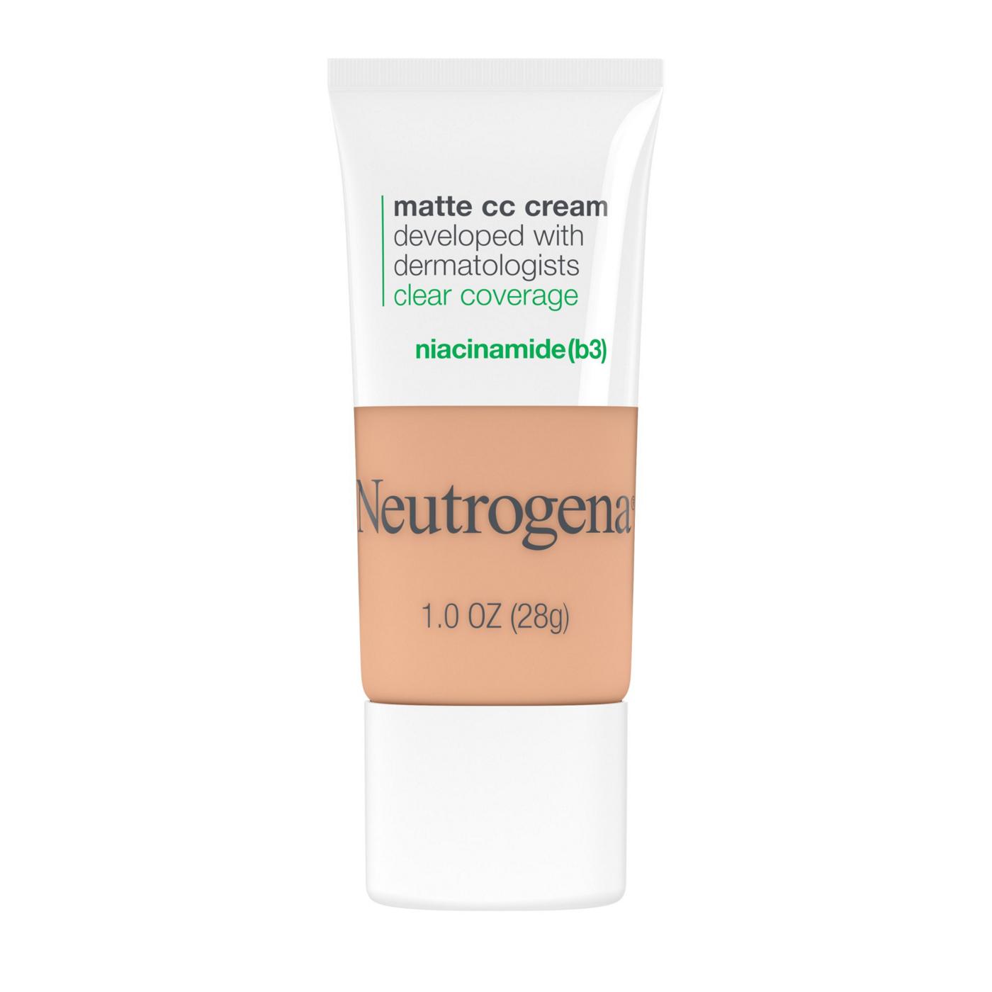 Neutrogena Clear Coverage Flawless Matte CC Cream Sand; image 1 of 5