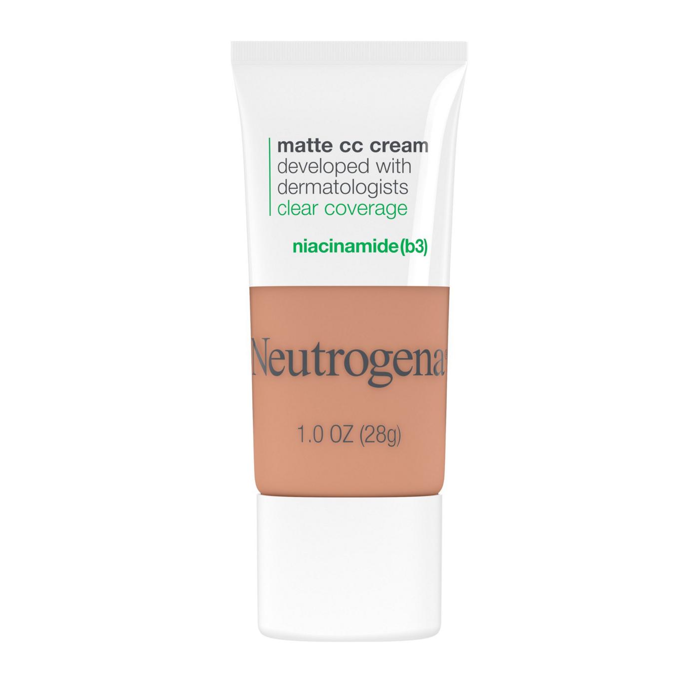 Neutrogena Clear Coverage Flawless Matte CC Cream Fawn; image 1 of 2