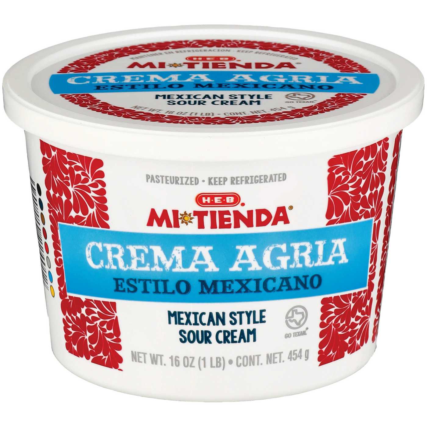 H-E-B Mi Tienda Crema Agria Mexican-Style Sour Cream; image 1 of 2
