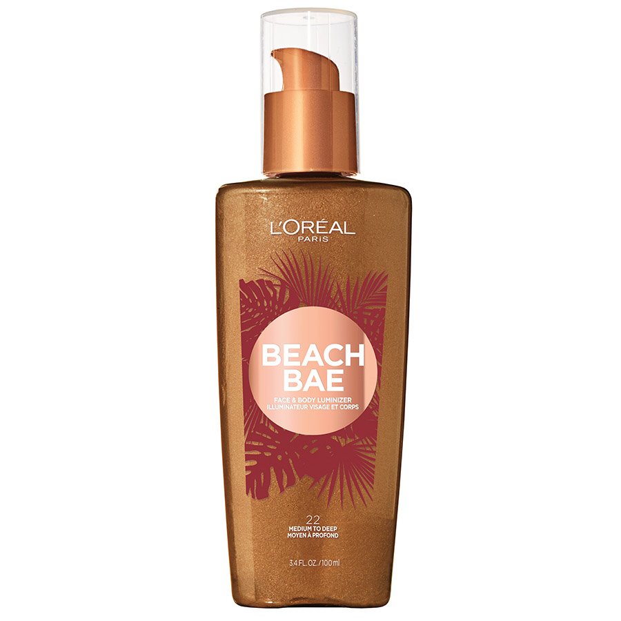 L'Oreal Paris Beach Bae Face & Body Luminizer Medium to Deep - Shop Primer  & Setting Spray at H-E-B