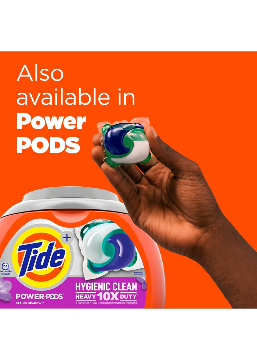 Tide + Hygienic Clean HE Turbo Clean Liquid Laundry Detergent, 59 Loads - Spring Meadow; image 9 of 12