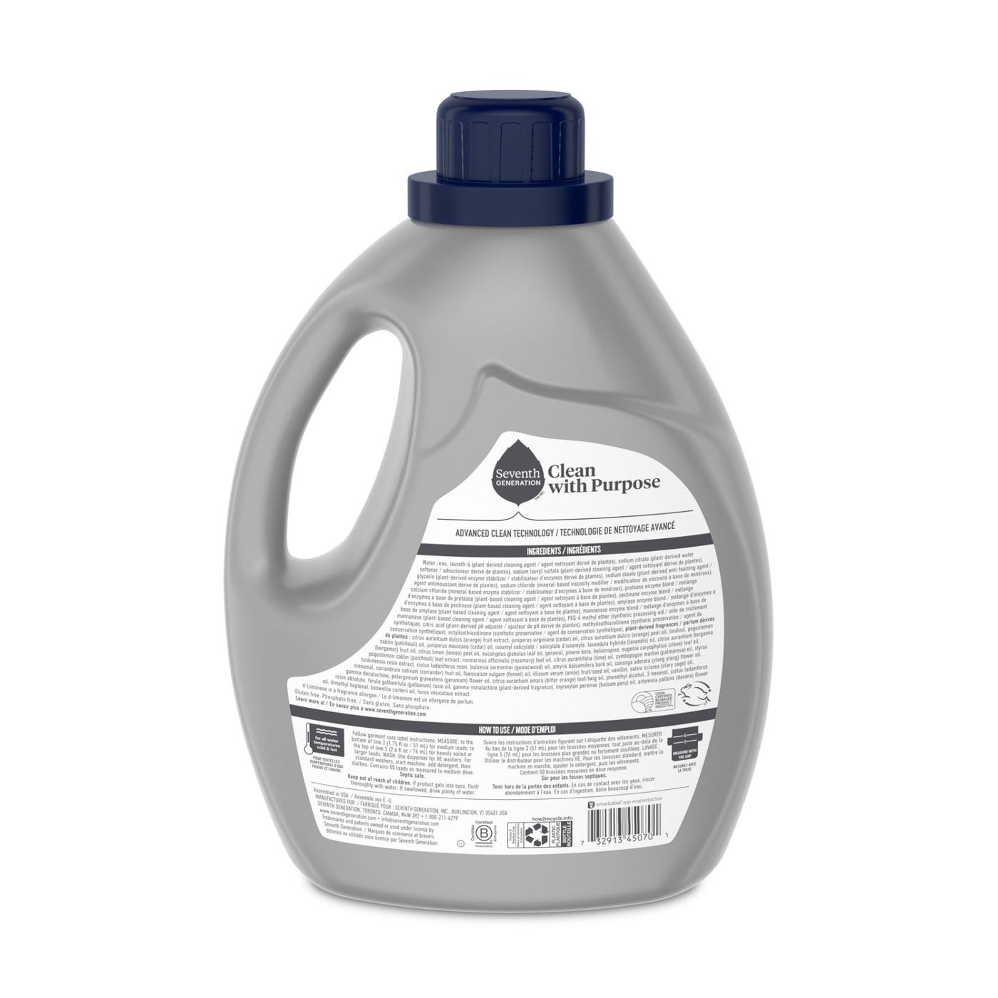 Seventh Generation Liquid Laundry Detergent Clean scent Shop