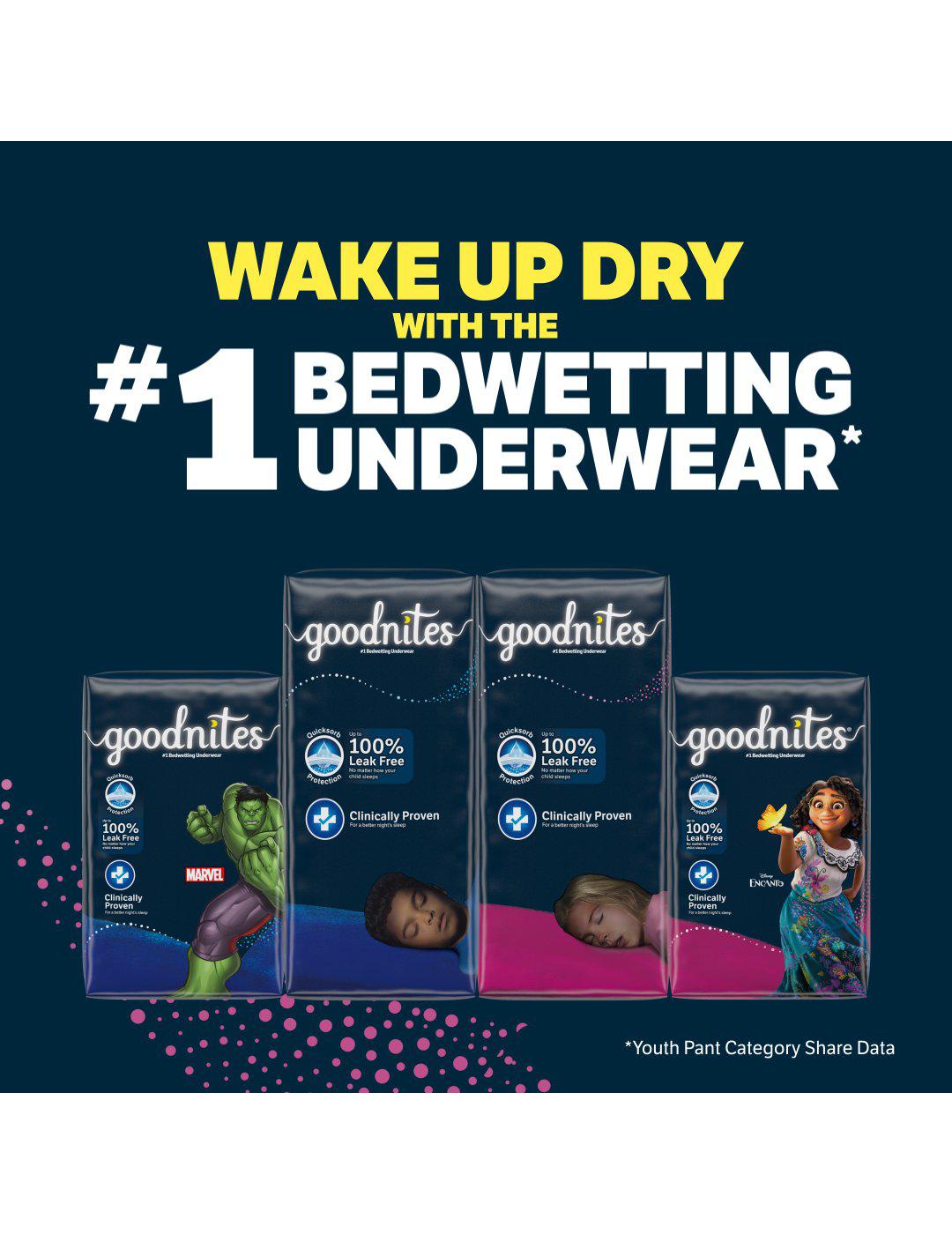Goodnites Overnight Underwear for Girls - XL - Shop Training Pants at H-E-B
