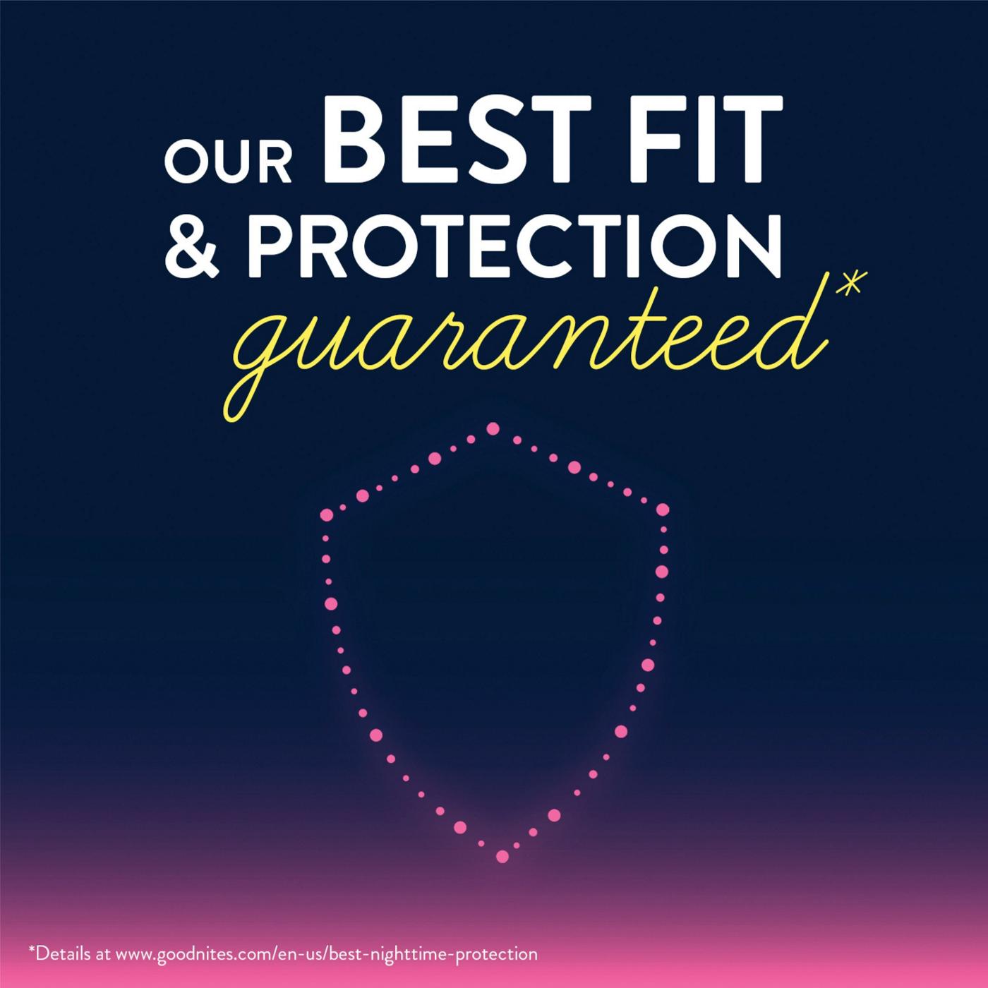 Goodnites Girls' Nighttime Bedwetting Underwear - XL (95-120 lbs); image 6 of 10