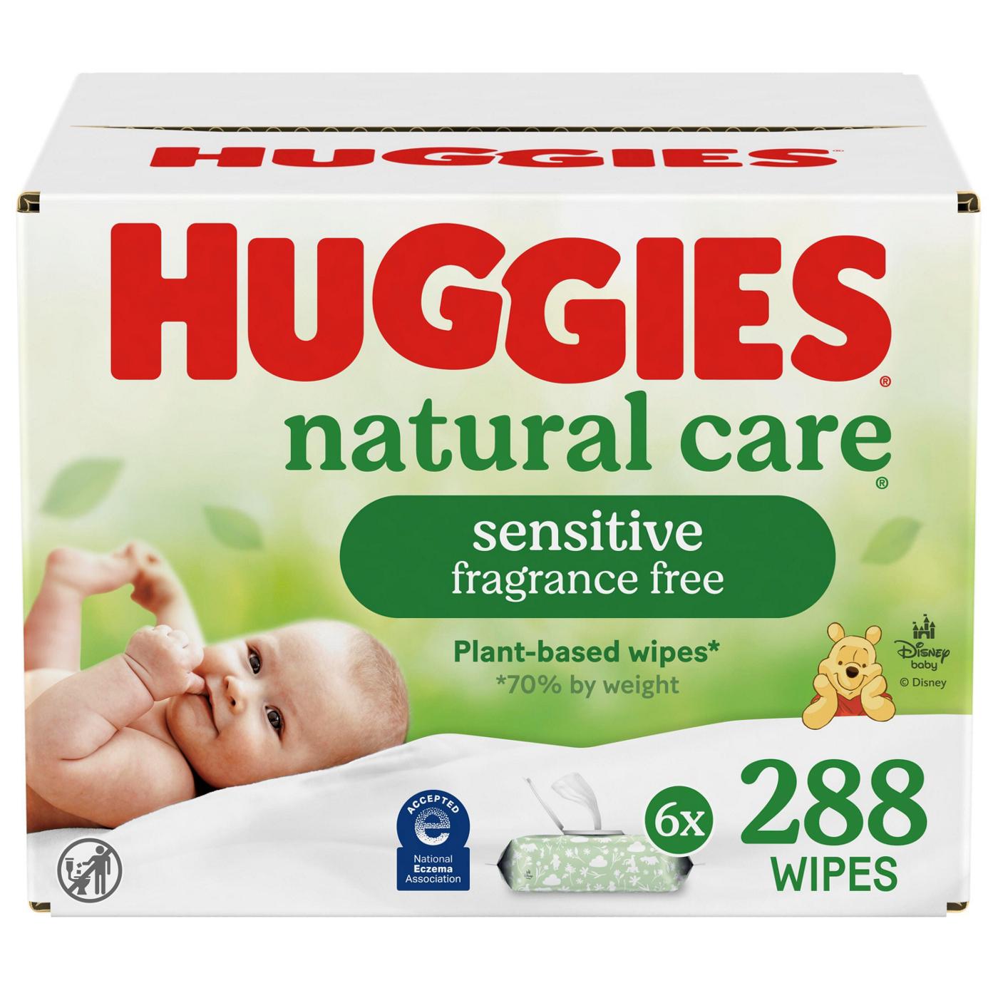Huggies Natural Care Sensitive Baby Wipes - Unscented, 6 pk; image 1 of 8