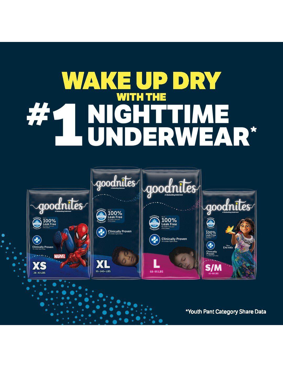 Goodnites Overnight Underwear for Boys - XL; image 3 of 15