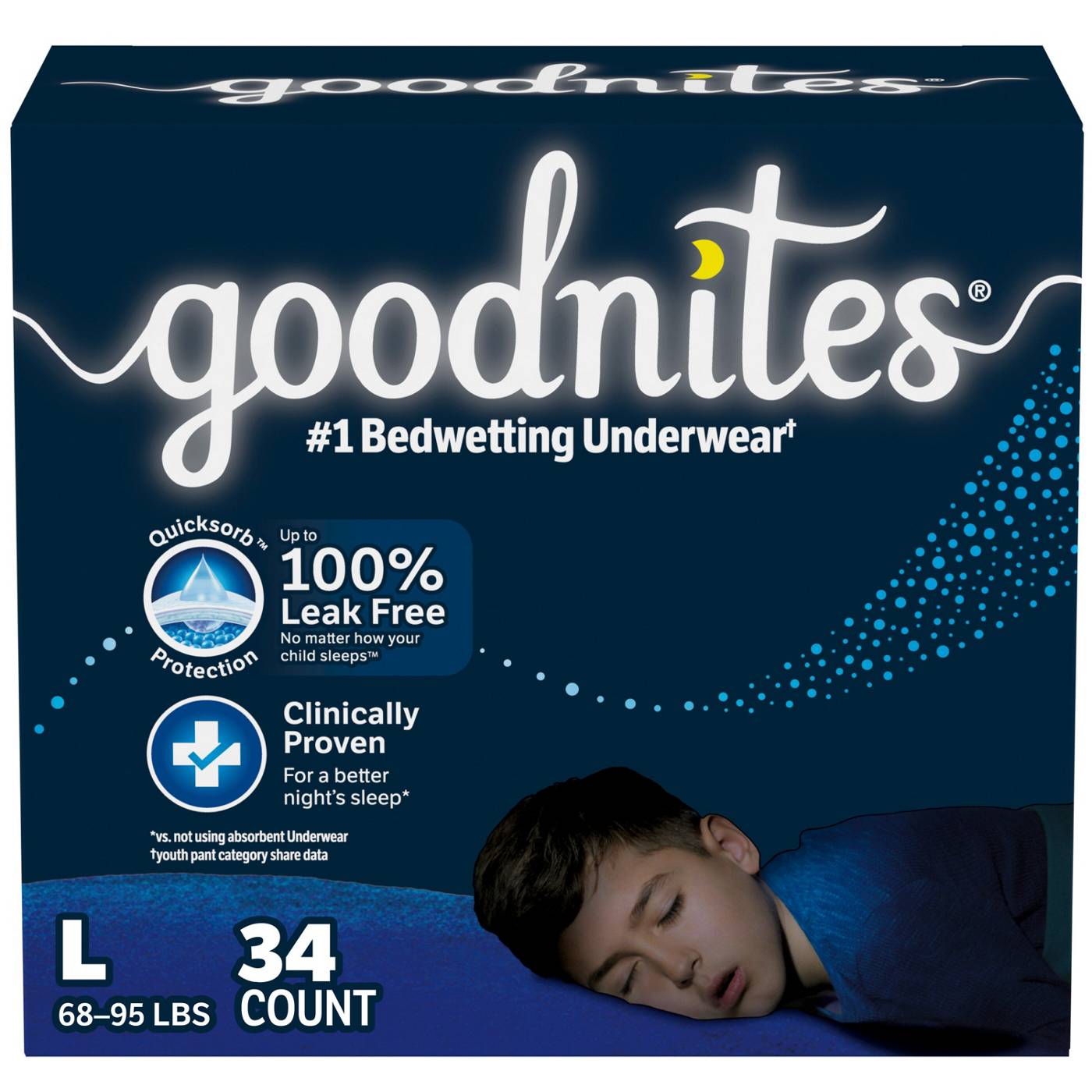Goodnites Overnight Underwear for Boys - L - Shop Training Pants