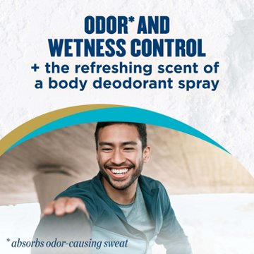 Gold Bond Men's Essentials Talc-Free Body Powder Spray - Nightfall, 7 oz