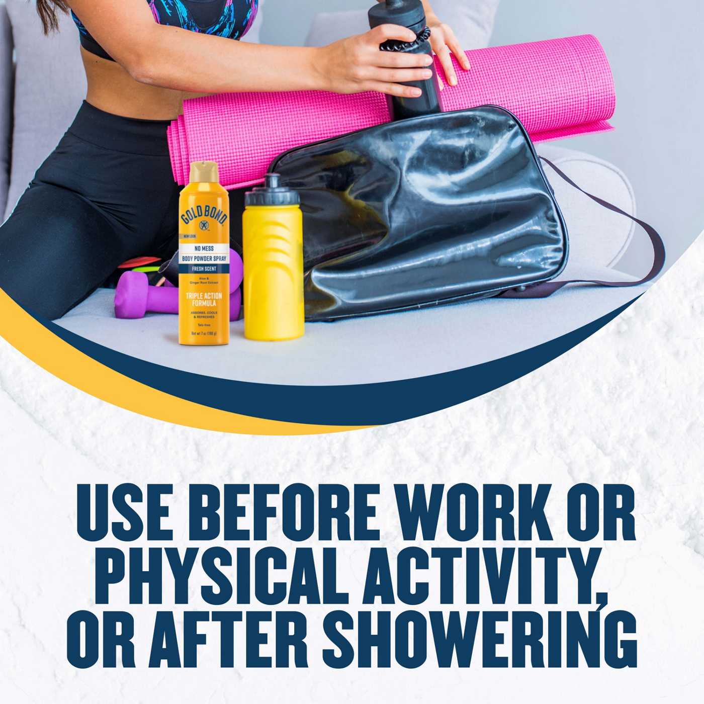 Gold Bond No Mess Body Powder Spray - Fresh Scent; image 7 of 7