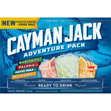Cayman Jack Adventure Pack 12 pk Cans, 12 oz