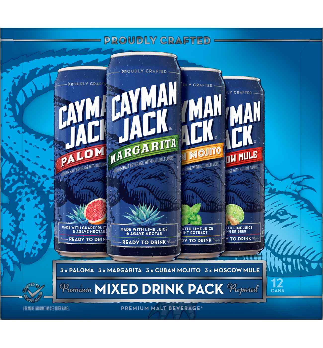 Cayman Jack Variety Pack 12 oz Cans Shop Malt beverages & coolers at HEB